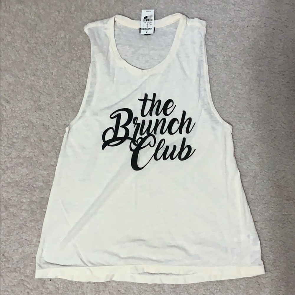 Express graphic tank top